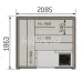 Готова сауна Harvia Solide Indoor S2119LD