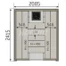 Готова сауна Harvia Solide Indoor S2125LD Готова сауна Harvia Solide Indoor S2125LD